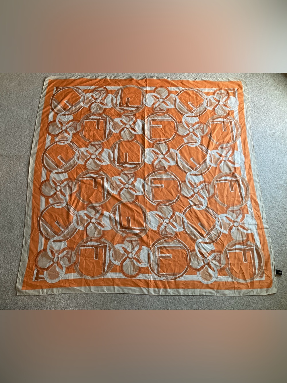 Rodier Paris viscose/silk scarf